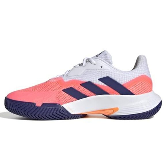adidas Womens Courtjam Control Tennis Shoes 11.5 Acid Red/Legacy Indigo/Turbo - Picture 3 of 4